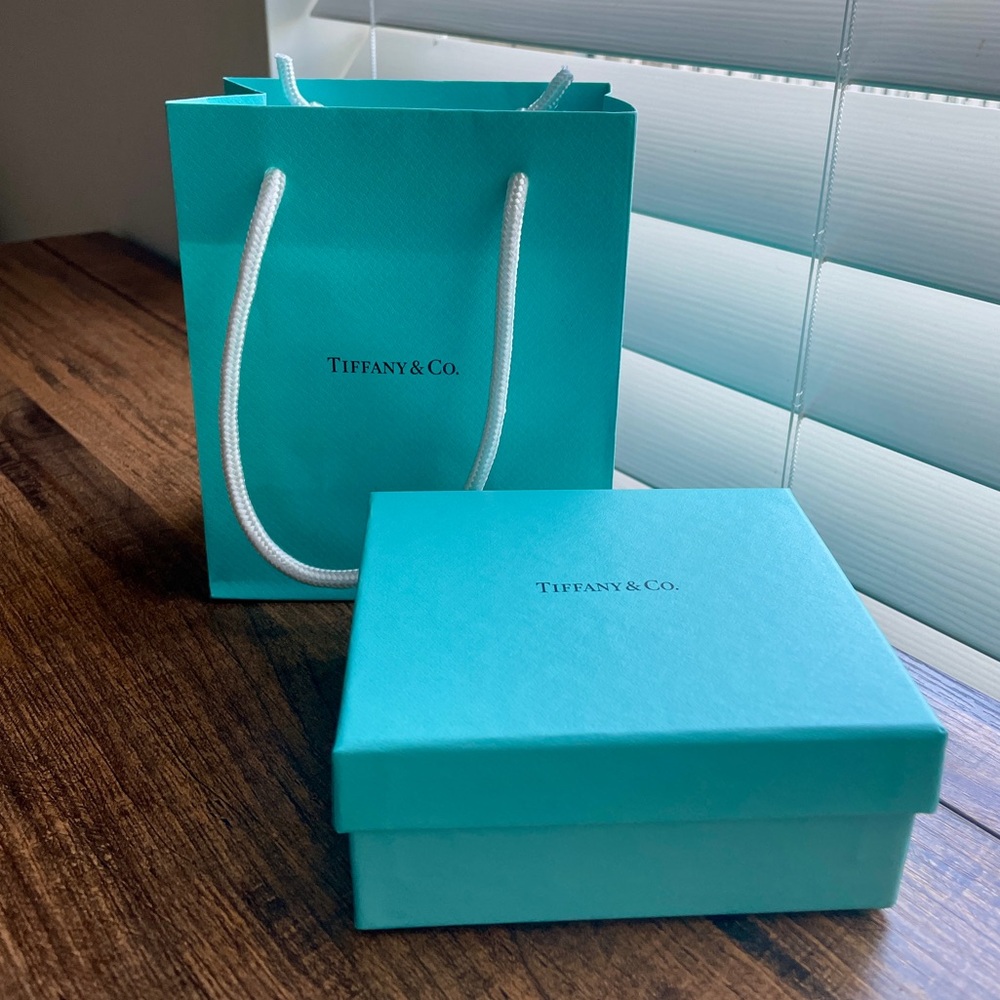 Empty Tiffany Gift Bag and Box